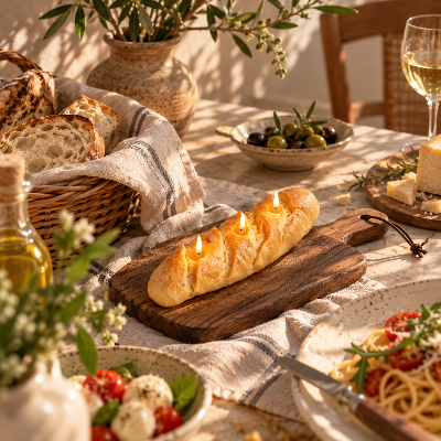 Bread Candles: Bringing the Bakery Home
